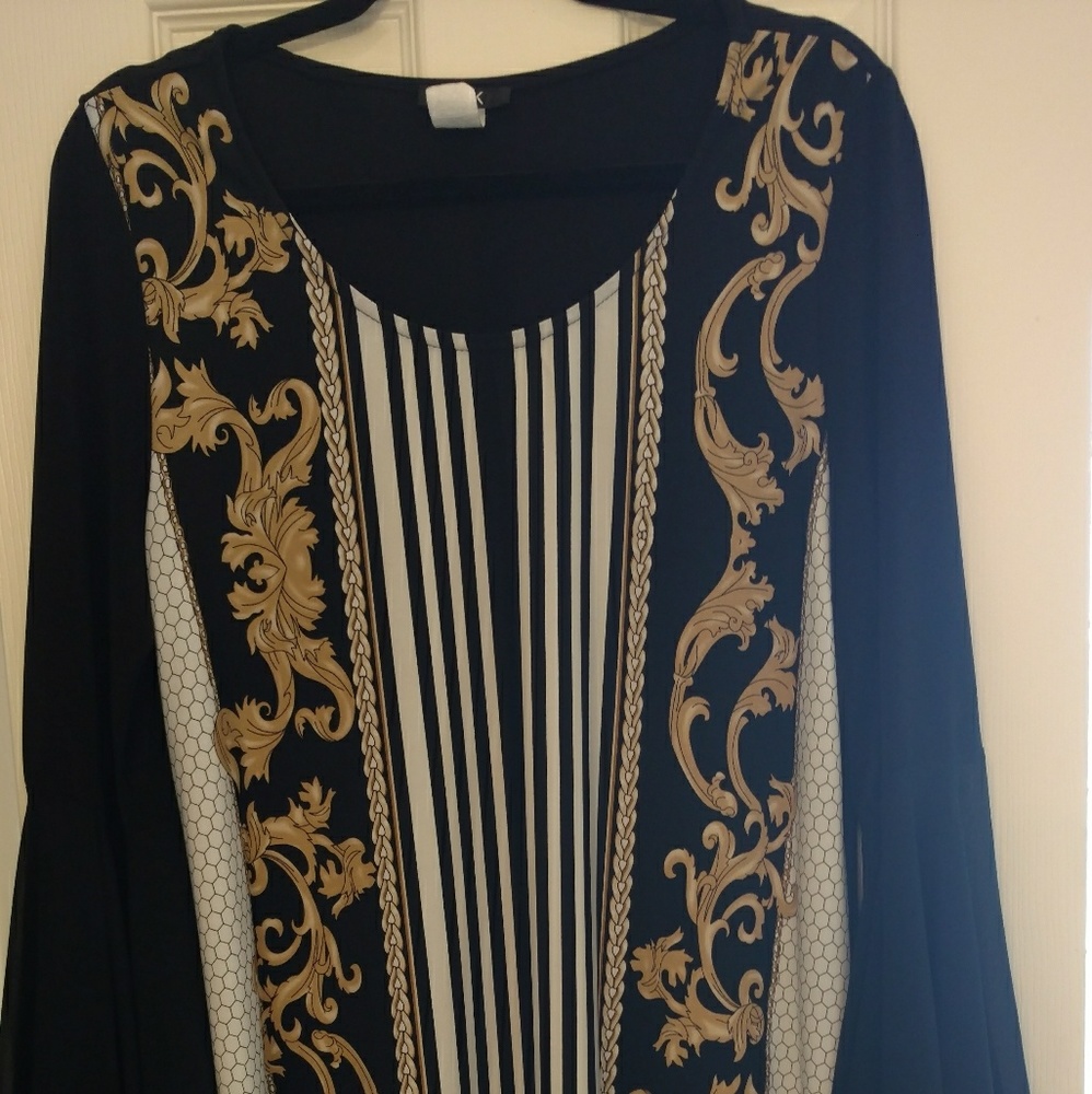MSK Bell Sleeve Dress